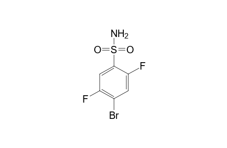 4-Bromo-2,5-difluorobenzenesulfonamide