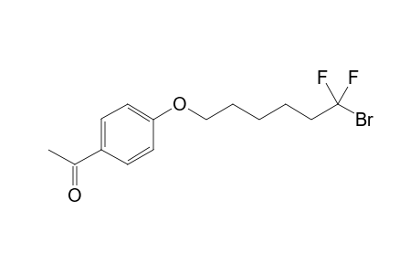 1-[4-(6-bromo-6,6-difluoro-hexoxy)phenyl]ethanone