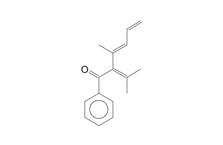 2-Isopropylidene-3-methyl-1-phenyl-hexa-3,5-dien-1-one