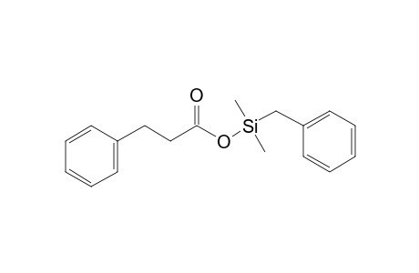 Hydrocinnamic acid, benzyldimethylsilyl ester