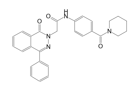 2-(1-oxo-4-phenyl-2(1H)-phthalazinyl)-N-[4-(1-piperidinylcarbonyl)phenyl]acetamide