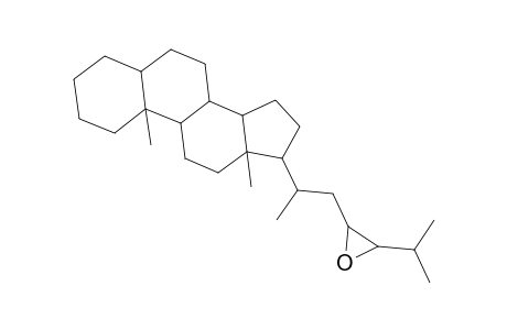 2-[2-(10,13-dimethyl-2,3,4,5,6,7,8,9,11,12,14,15,16,17-tetradecahydro-1H-cyclopenta[a]phenanthren-17-yl)propyl]-3-isopropyl-oxirane
