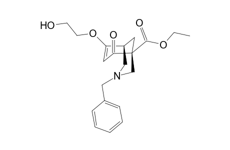(1R*,5R*)-Ethyl 3-benzyl-6-(2'-hydroxyethoxy)-8-oxo-3-azabicyclo[3.3.1]non-6-ene-1-carboxylate