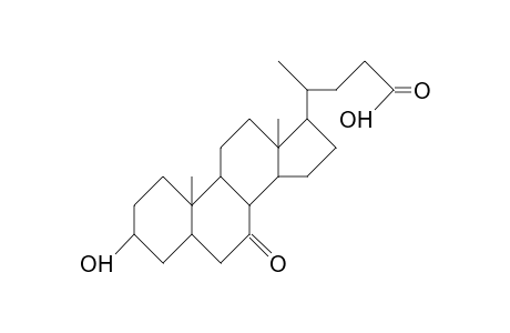 3a-Hydroxy-7-oxo-5b,14a,17b-cholanic acid