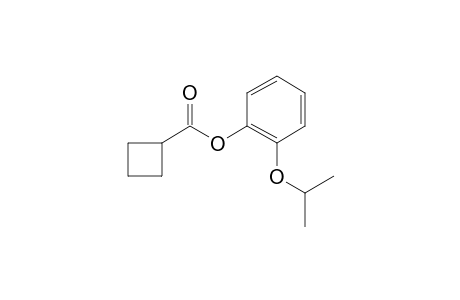 Cyclobutanecarboxylic acid, 2-isopropoxyohenyl ester