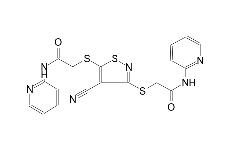 acetamide, 2-[[4-cyano-3-[[2-oxo-2-(2-pyridinylamino)ethyl]thio]-5-isothiazolyl]thio]-N-(2-pyridinyl)-