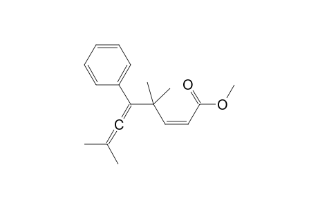Methyl (Z)-4,4,7-triimethyl-5-phenyl2,5,6-octatrienoate
