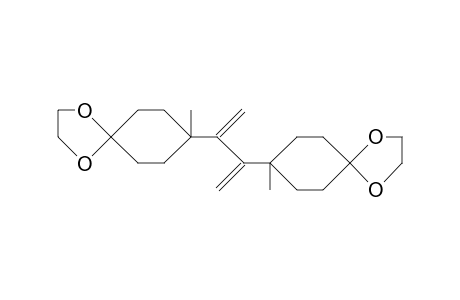2,3-Bis-(1-methyl-4,4-ethylenedioxycyclohexyl)buta-1,3-diene