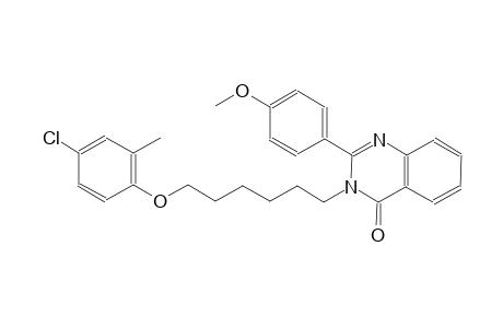 3-[6-(4-chloro-2-methylphenoxy)hexyl]-2-(4-methoxyphenyl)-4(3H)-quinazolinone