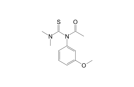 Thiourea, 1-acetyl-1-(3-methoxyphenyl)-3,3-dimethyl-