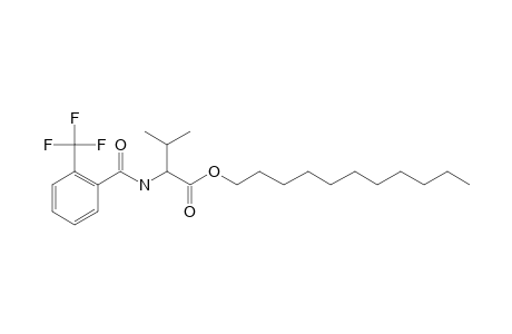 L-Valine, N-(2-trifluoromethylbenzoyl)-, undecyl ester