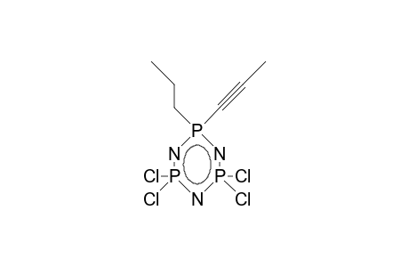 1-Propyl-1-(1-propynyl)-tetrachloro-phosphacene