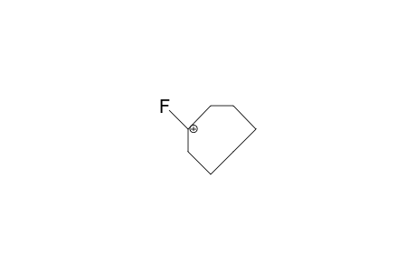 1-Fluoro-cycloheptyl cation