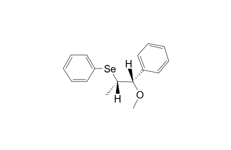ERYTHRO-2-BENZENESELENYL-1-METHOXY-1-PHENYL-PROPANE
