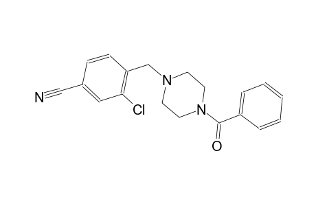 4-[(4-benzoyl-1-piperazinyl)methyl]-3-chlorobenzonitrile