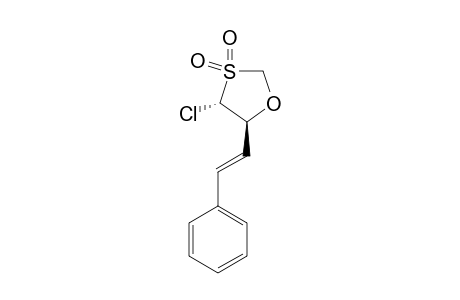 4-CHLORO-5-(2-PHENYLETHENYL)-1,3-OXATHIOLANE-3,3-DIOXIDE