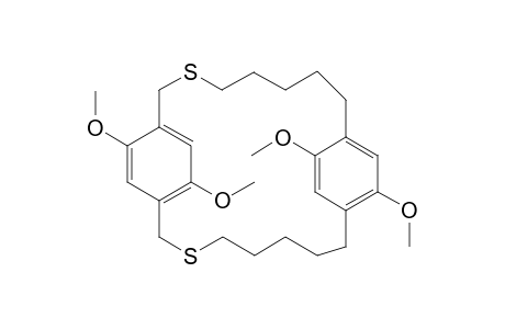 9,12,22,25-Tetramethoxy-2,19-dithia[7.7]paracyclophane