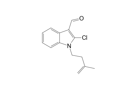 2-Chloro-1-(3-methylbut-3-enyl)-1H-indole-3-carbaldehyde