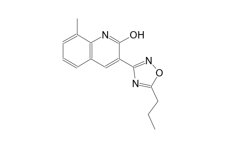 8-methyl-3-(5-propyl-1,2,4-oxadiazol-3-yl)-2-quinolinol