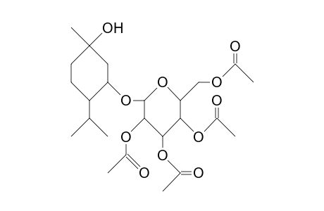 (1S,3R,4S)-1-Hydroxy-P-menthan-3-yl O-B-D-glucopyranoside tetraacetate