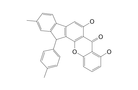 6,8-DIHYDROXY-2-METHYL-13-(4-METHYLPHENYL)-INDENO-[1,2-C]-XANTHEN-7(13H)-ONE