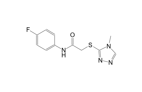N-(4-Fluorophenyl)-2-[(4-methyl-4H-1,2,4-triazol-3-yl)sulfanyl]acetamide