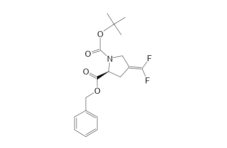 BENZYL-(2S)-N-TERT.-BUTOXYCARBONYL-4-DIFLUOROMETHYLENEPROLINATE