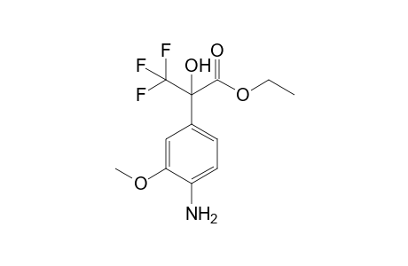 2-(4-amino-3-methoxy-phenyl)-3,3,3-trifluoro-2-hydroxy-propionic acid ethyl ester