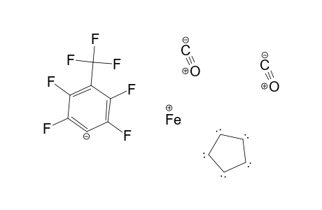Iron, dicarbonyl(.eta.5-2,4-cyclopentadien-1-yl)[2,3,5,6-tetrafluoro-4-(trifluoromethyl)phenyl]-