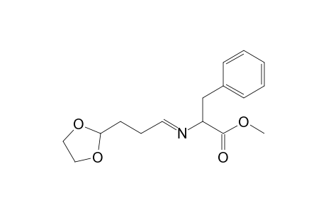 Methyl N-[3-(1',3'-Dioxolan-2'-yl)propylidene]phenylalaninate