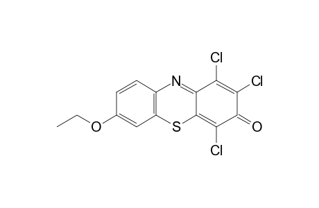 7-ETHOXY-1,2,4-TRICHLORO-3H-PHENOTHIAZIN-3-ONE