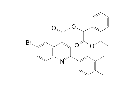 (2-ethoxy-2-oxidanylidene-1-phenyl-ethyl) 6-bromanyl-2-(3,4-dimethylphenyl)quinoline-4-carboxylate