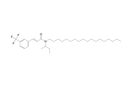 Trans-cinnamamide, 3-trifluoromethyl-N-(2-butyl)-N-octadecyl-