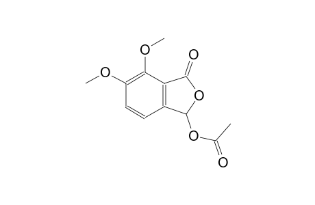4,5-dimethoxy-3-oxo-1,3-dihydro-2-benzofuran-1-yl acetate