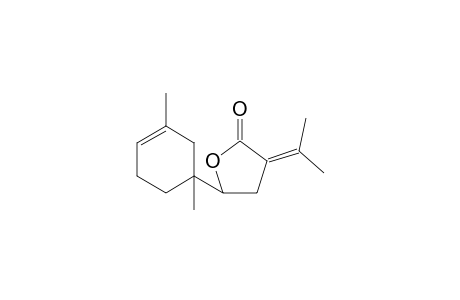 3-Isopropylidene-5-(1,3-dimethylcyclohex-3-en-1-yl)tetrafuran-2-one