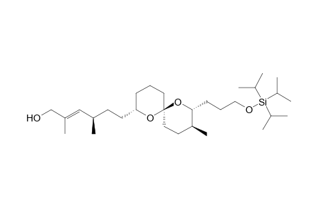 (4R)-2,4-Dimethyl-6-{(2S,6S,8R,9S)-9-methyl-8-[3-(triisopropylsilyloxy)propyl]-1,7-dioxaspiro[5.5]undec-2-yl}hex-2-en-1-ol