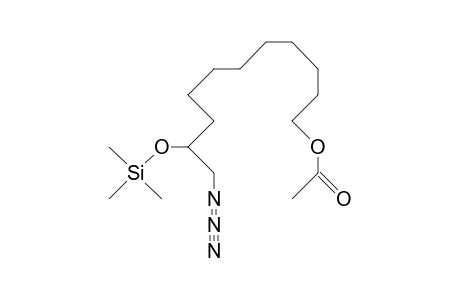 11-Acetoxy-1-azido-2-trimethylsilyloxy-undecane