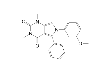 6-(3-methoxyphenyl)-1,3-dimethyl-5-phenyl-1H-pyrrolo[3,4-d]pyrimidine-2,4(3H,6H)-dione
