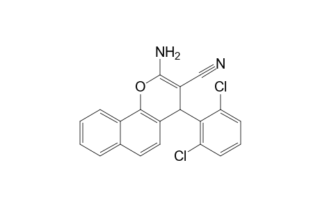2-Amino-4-(2,6-dichlorophenyl)-4H-benzo[h]chromene-3-carbonitrile