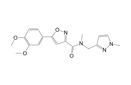 3-isoxazolecarboxamide, 5-(3,4-dimethoxyphenyl)-N-methyl-N-[(1-methyl-1H-pyrazol-3-yl)methyl]-
