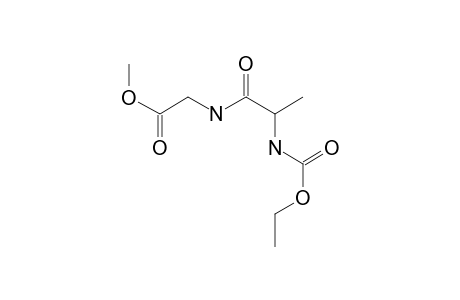 ala-gly, N-(Ethoxycarbonyl)-, methyl ester