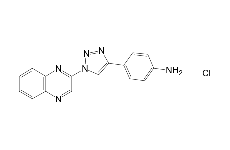 4-(1-(Quinoxalin-2-yl)-1H-1,2,3-triazol-4-yl)benzenaminium chloride