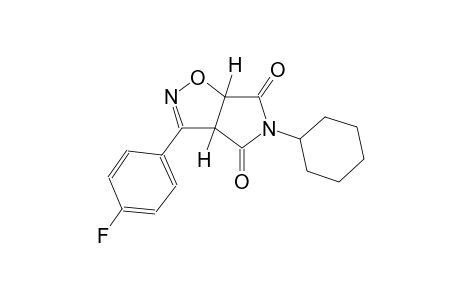 (3aR,6aS)-5-cyclohexyl-3-(4-fluorophenyl)-3aH-pyrrolo[3,4-d]isoxazole-4,6(5H,6aH)-dione