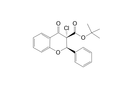 (2R,3R)-3-Chloro-4-oxo-2-phenyl-chroman-3-carboxylic acid tert-butyl ester
