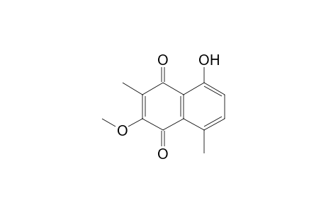 5-Hydroxy-2-methoxy-3,8-dimethyl-1,4-naphthoquinone