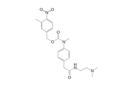 N-[2-[N,N-Dimethylamino)ethyl] 4-[N-methyl-N-(3-methyl-4-nitropbenzyloxycarbonyl)amino]phenylaceamide hydrochloride