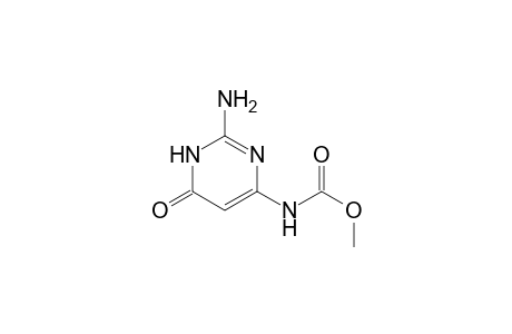 Carbamic acid, (2-amino-1,6-dihydro-6-oxo-4-pyrimidinyl)-, methyl ester