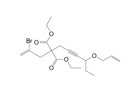 Diethyl 8-allyloxy-2-bromodec-1-ene-6-yne-4,4-dicarboxylate