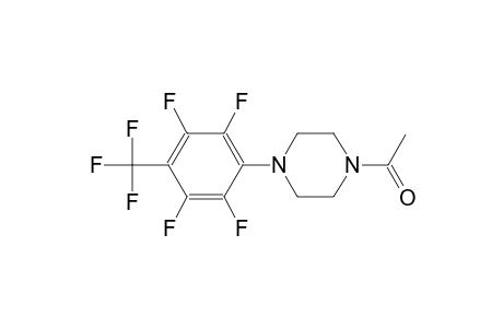 1-Acetyl-4-[2,3,5,6-tetrafluoro-4-(trifluoromethyl)phenyl]piperazine