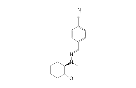 1-(4-CIANOBENZALDEHYD)-2-METHYL-2-(2-HYDROXYCYCLOHEXYL)-HYDRAZONE